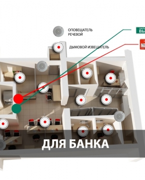 ПОЖАРНАЯ СИГНАЛИЗАЦИЯ ДЛЯ БАНКА